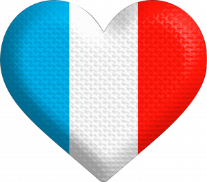 Coeur drapeau français
