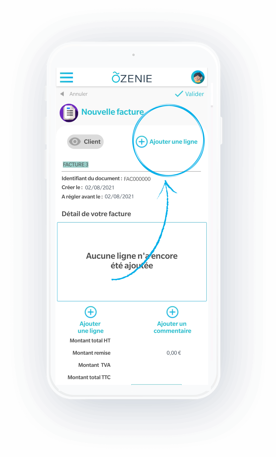 Ajouter une ligne